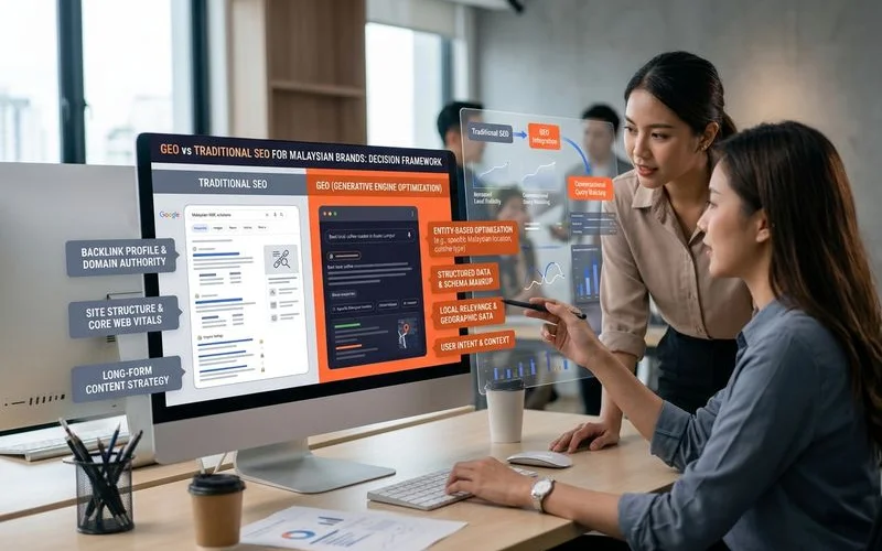 GEO vs Traditional SEO: What Changes for Malaysian Brands example