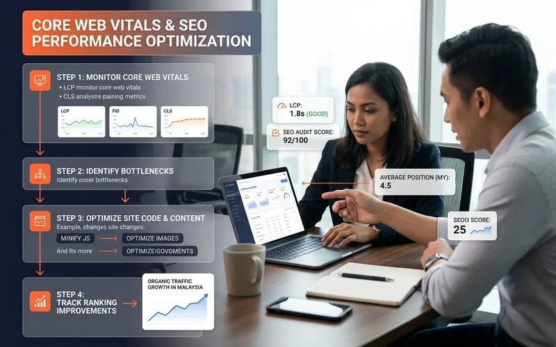 Core Web Vitals and SEO Performance in Malaysia example