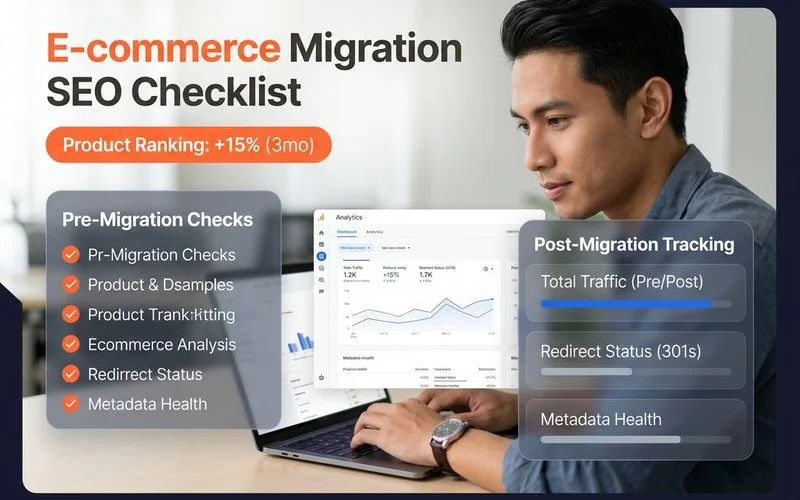 E-commerce Platform Migration SEO: Protecting Your Rankings concept