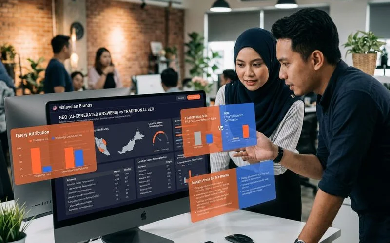 GEO vs Traditional SEO: What Changes for Malaysian Brands concept