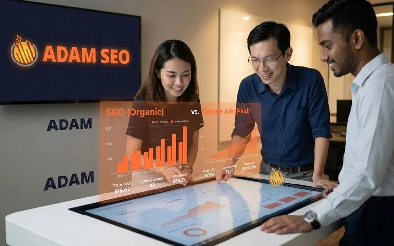 SEO vs Google PPC for Malaysian SMEs concept