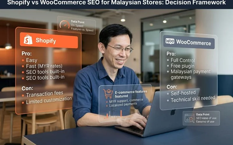 Shopify vs WooCommerce SEO for Malaysian Stores example