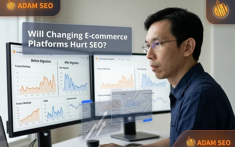 Will Changing E-commerce Platforms Hurt SEO? concept